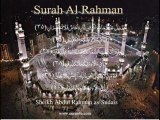 055 Surah Rahman, Abdul Rahman as-Sudais