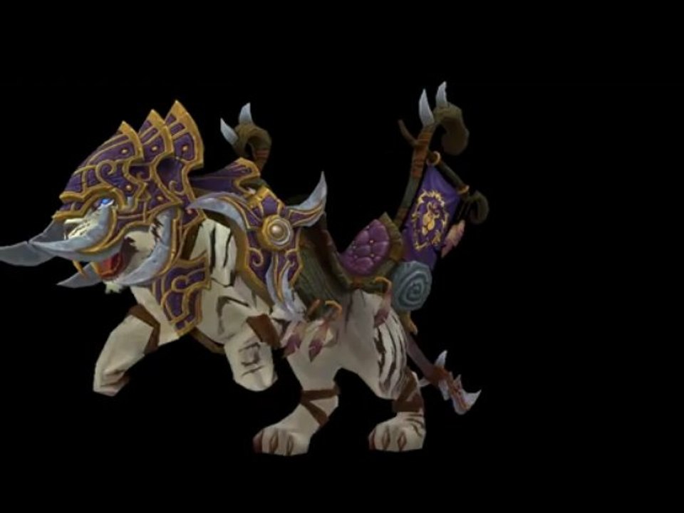 World of Warcraft Patch 5.4: War Nightsaber mount