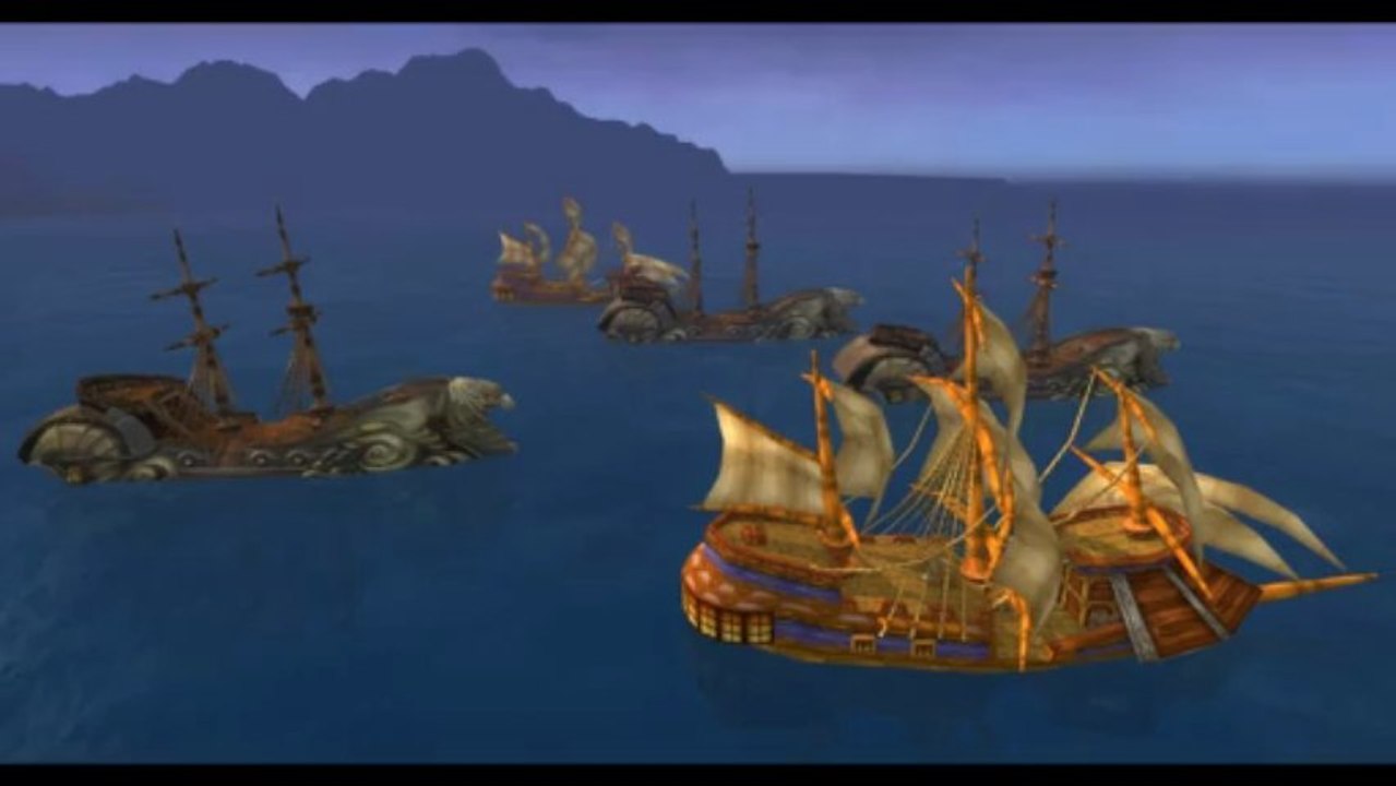 World of Warcraft: La flotte de l'Alliance (lieu insolite et mystérieux ^^)