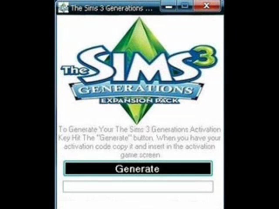 The Sims 3 Generations Keygen For PC Free Download