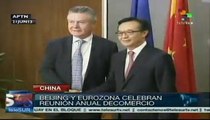 China y la Unión Europea celebran reunión anual de comercio