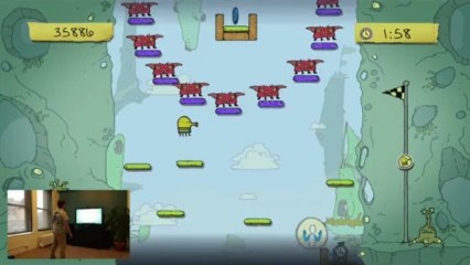Doodle Jump for Kinect - Bande-Annonce - Gameplay