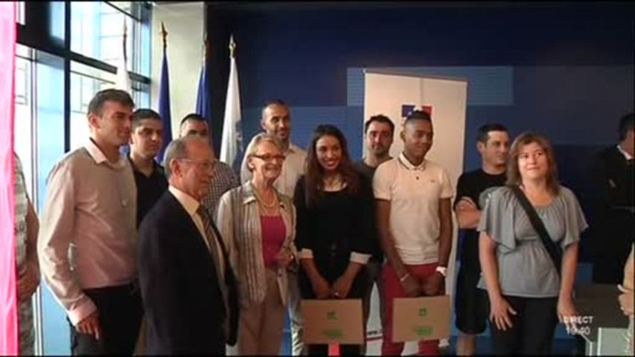 Les premiers contrats emplois d'avenir signés (Montpellier)