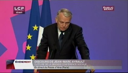 Evénement - Discours de Jean-Marc Ayrault en clôture de la "Grande Conférence Sociale"