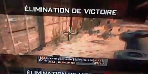 joli ricochet au couteau de lance sur mw3