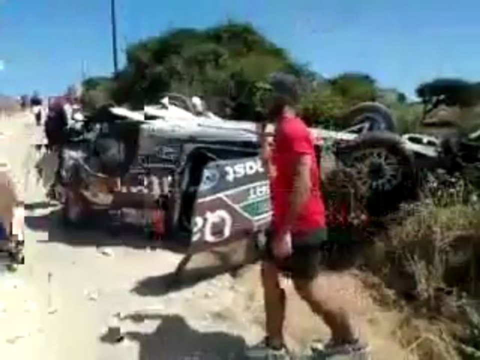 Novikov accident rally Italia 2013 stage 2 ss2 wrc