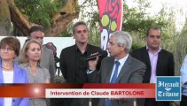 VIAS - 2013 - Claude BARTOLONE devant l'Assemblée.... des citoyens Socialistes Héraultais