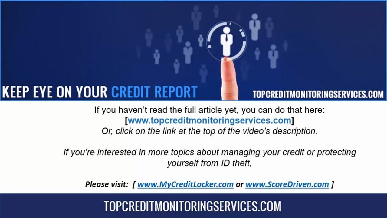 What do credit monitoring services do?