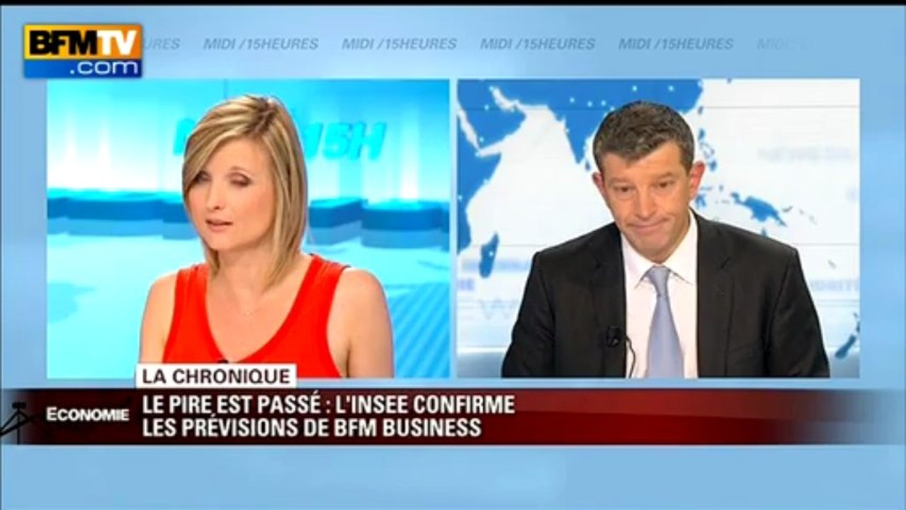 Chronique éco de Nicolas Doze: l'Insee prévoit la sortie de la récession - 21/06