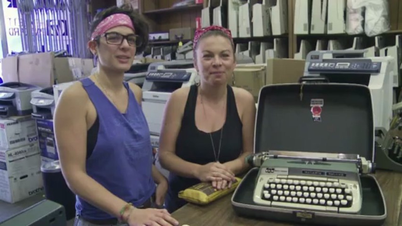 Comeback der schreibmaschine - mit us-hipstern