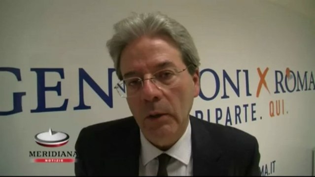 Primarie PD, Gentiloni presenta suo programma per far ripartire Roma