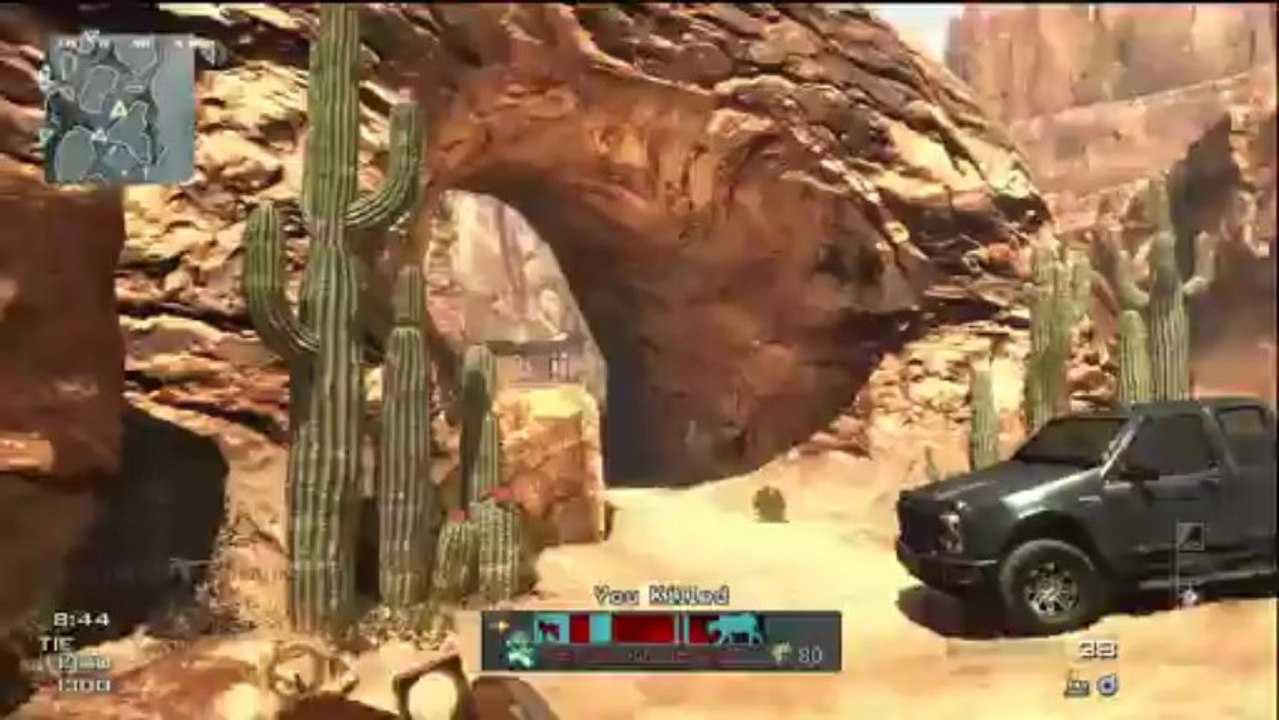 MW3 Gulch Gameplay - My First Game LIVE (MW3 Map Pack 7)