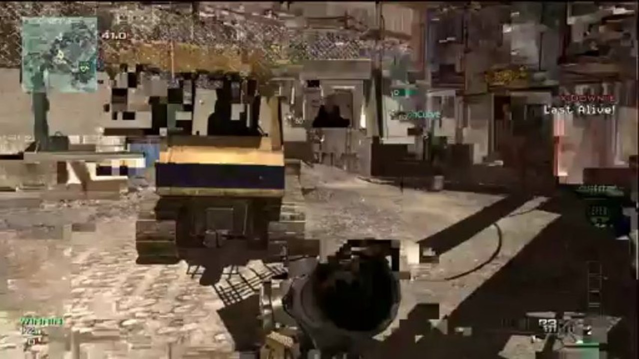 MW3 Hardhat Throwing Knife Bankshot Tutorial