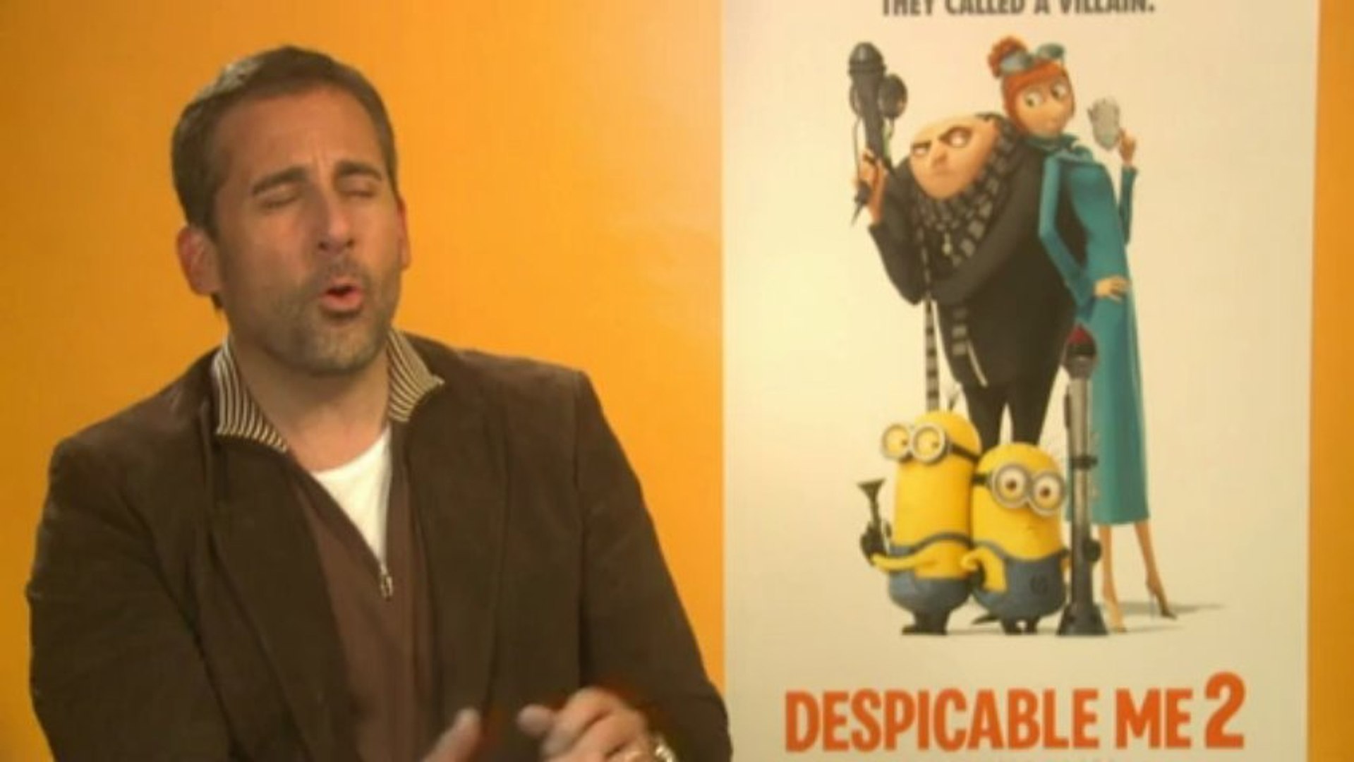 Despicable Me 2 Steve Carell In Character As Gru Video Dailymotion