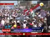 هتافات متظاهري رابعة العدوية: مرسي مش هيمشي ثورتنا مكملتشي