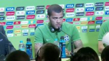 Alves: 'En la anterior Confederaciones se pensaba en un España-Brasil en la final y no pudo ser''