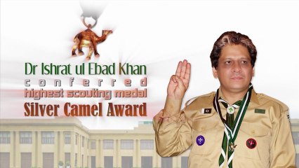 Governor Sindh conferred highest scouting medal "The Silver Camel"