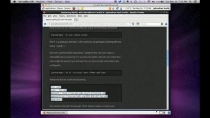 Replacing MySQL with MariaDB by Johnathan Mark Smith