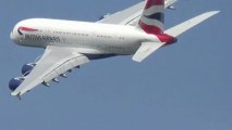 Bourget 2013 - démonstration de l'A380 (British Airways) - premier jour