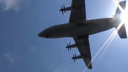 Bourget 2013 - démonstration de l'AN-70 - premier jour