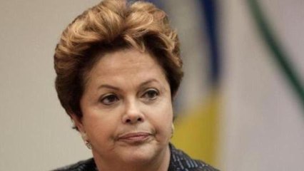 Brazil's president Dilma Rousseff addresses nation