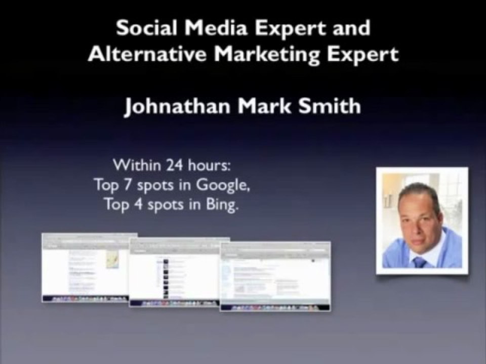 Social Media Expert Johnathan Mark Smith Talks Out