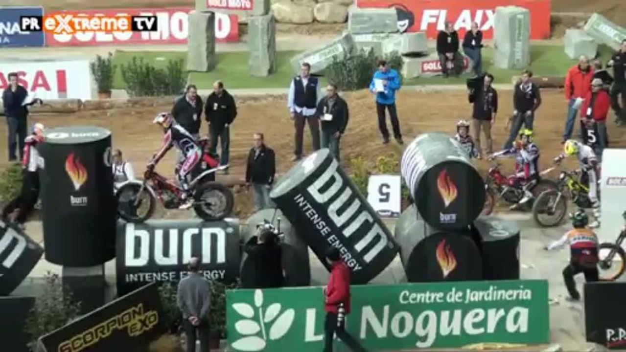 Entrevista a Adam Raga - Trial Enduro Indoor Barcelona 2013 - PRExtreme TV Channel (HD)