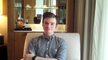 Chris talks TLOS and Jane Lynch being his Glee fairy godmother