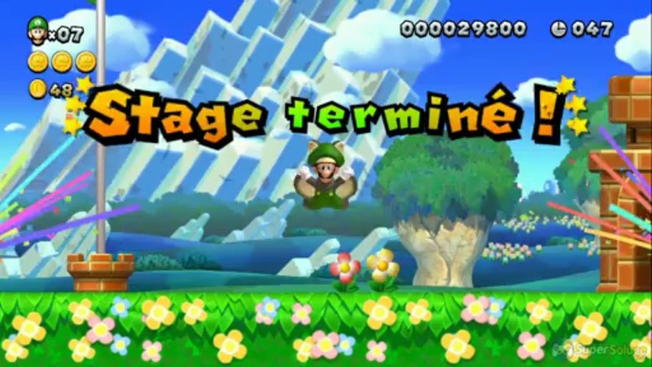 Soluce New Super Luigi U : Niveau 1-1