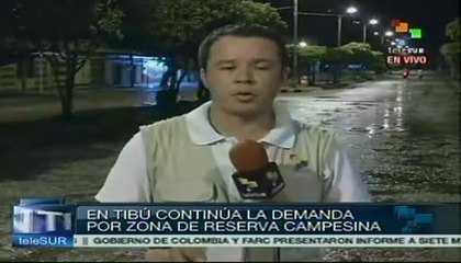 Lejos el diálogo entre Gobierno y campesinos de Tibú en Colombia