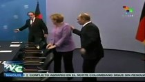 Putin y Merkel se reúnen para tratar temas políticos y económicos