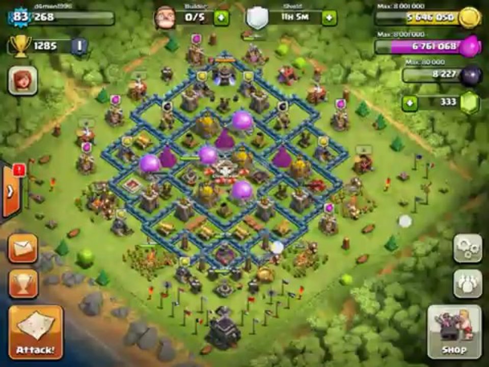 UPGRADE YOUR WALLS TO LEVEL 11 FOR FREE _ CLASH OF CLANS HAC