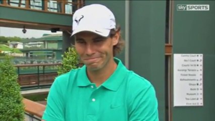 Rafael Nadal: Pre-tournament interview at Wimbledon 22.06.2013