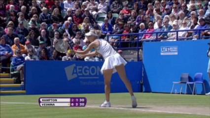 WTA Eastbourne - Vesnina au sommet