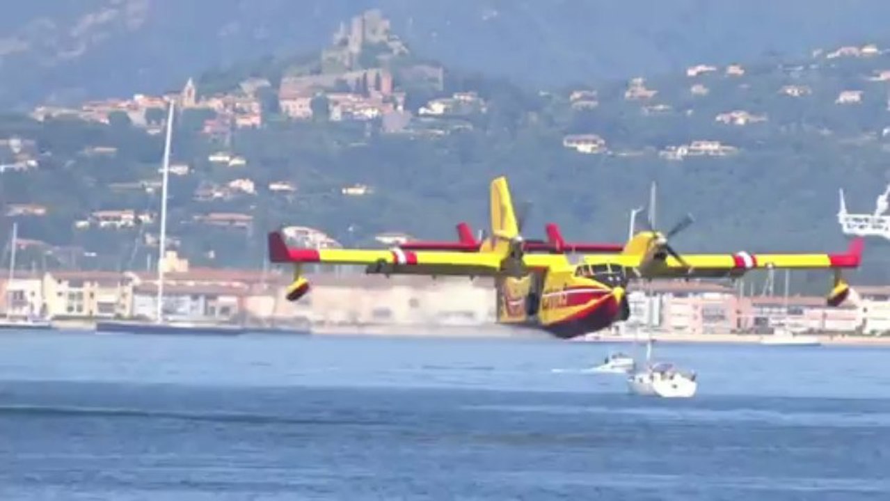 Vacance Mai 2013 - Saint-Tropez - Entrainement Canadair