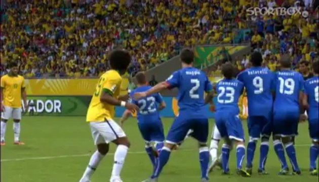 Кубок конфедераций. Италия - Бразилия. Голы и лучшие моменты