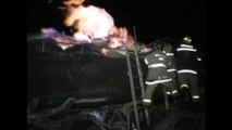 At least 18 killed when truck bursts into flames on Bolivian highway