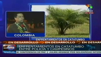 Represión en Catatumbo dejó dos muertos y 8 heridos: Colombia