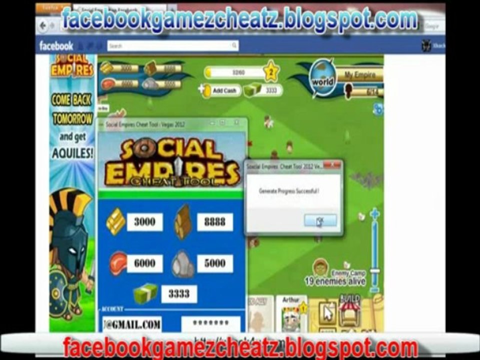 #UNDETECTABLE! Social empires cheat tool 2013 - [social empires cheat cash]