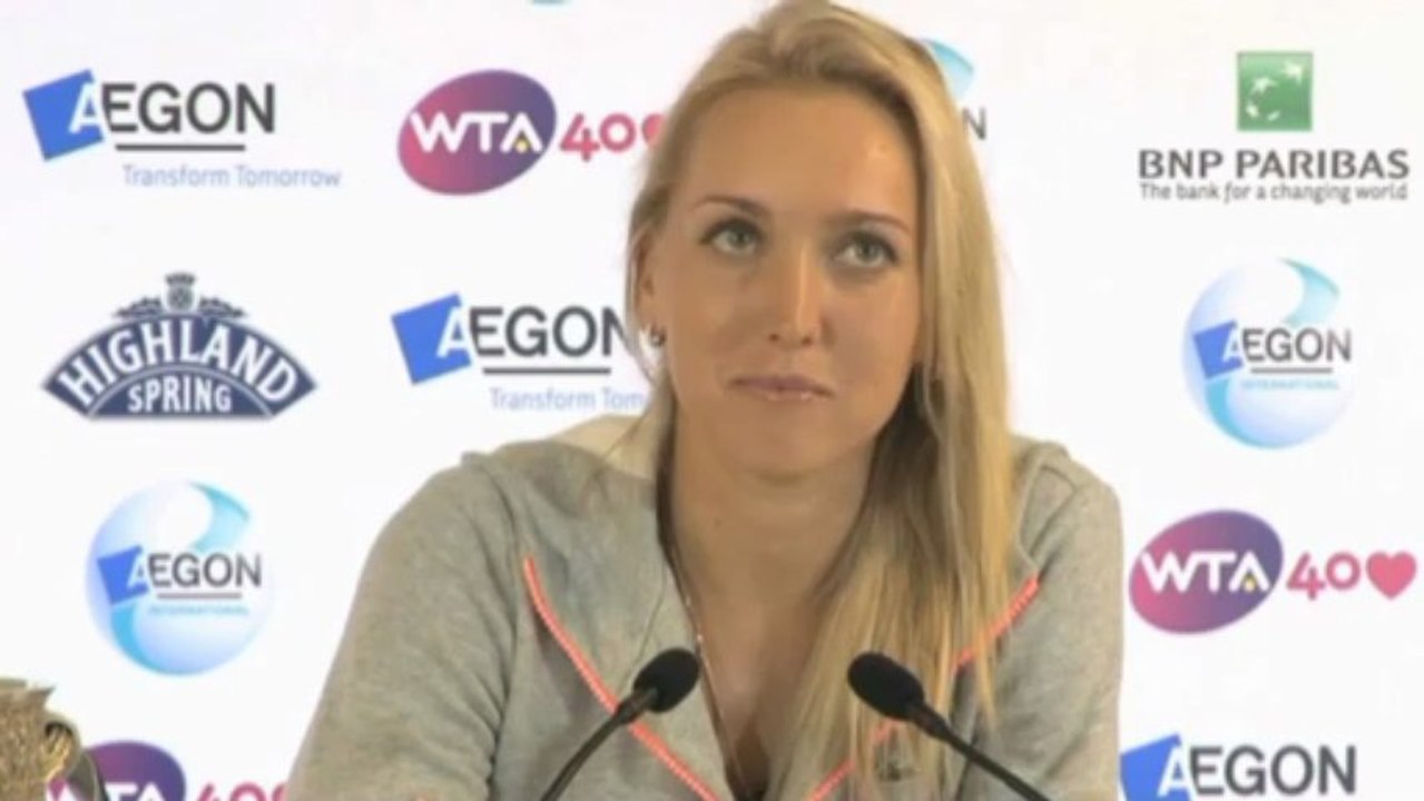Eastbourne: Vesnina: 'Meine Zeit ist gekommen'