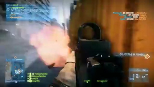 Battlefield 3 - MP7 Gun Setup and Review - BF3 MP7 Gameplay