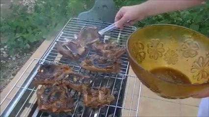 BBQ Ribs with Honey and Oyster Sauce