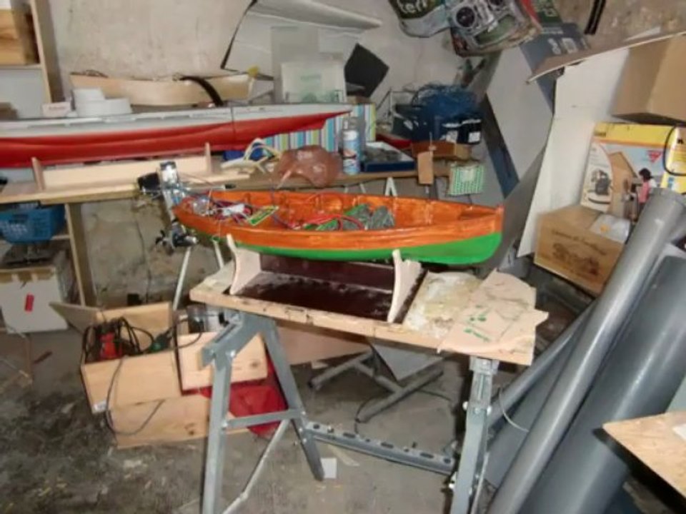 barque de pêche premier essai