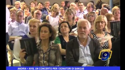 Andria | AVIS, un concerto per i donatori di sangue