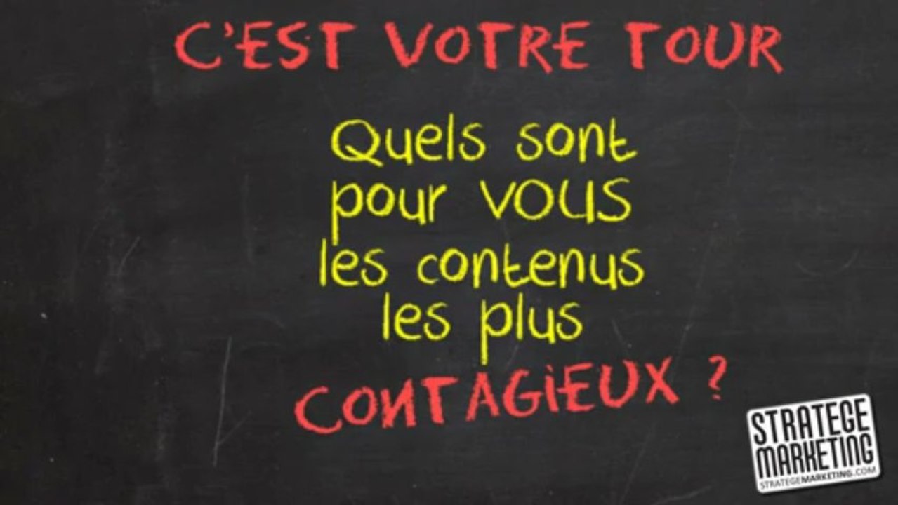 Blogs et reseaux sociaux : secrets de contenu contagieux (webmarketing)