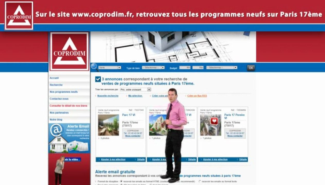 Programme neuf Paris 17ème