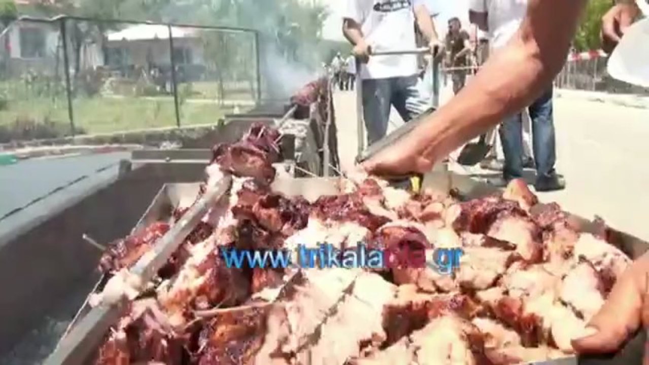 Το μεγαλύτερο κοντοσούβλι στον κόσμο στην Καρδίτσα