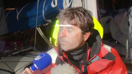 Arrivées de Thomas Ruyant & Nicolas Jossier