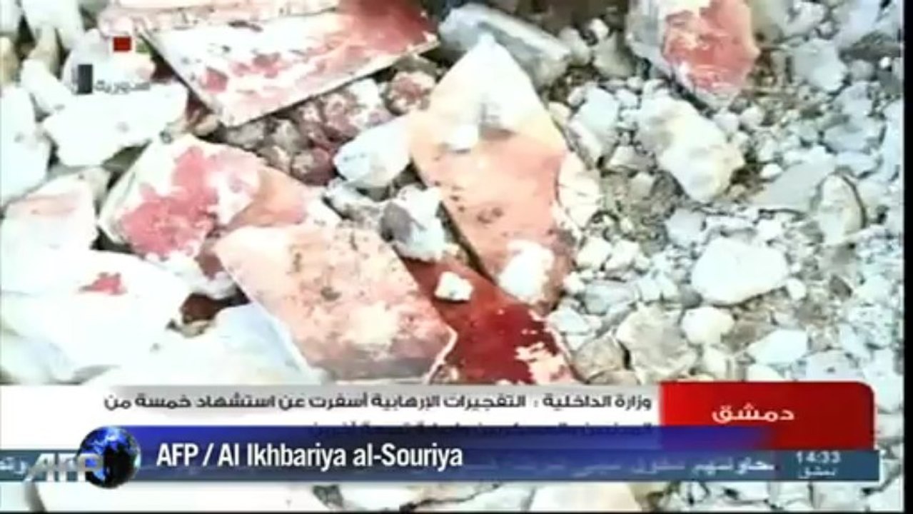 Syrie: au moins deux morts dans un attentat à Damas