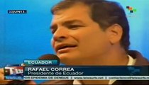 Rafael Correa ratifica apoyo a Julian Assange